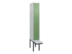 Dubbeldekse dekenkist,HxBxD 2120x300x815mm,1x2vak.,vak B 300mm