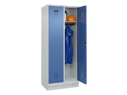 locker,HxBxD 1950x800x500mm,2vak,vak B 400mm,cil.-slot,sokkel