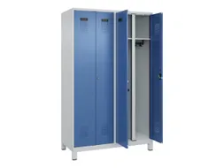 locker voor scheiding van kleding,HxBxD 1950x1200x500mm,4vak