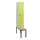 locker met bank,HxBxD 1950x300x815mm,1vak,vak B 300mm,draaigrendel