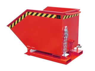 Kiepbak voor spaanders,HxLxB 840x1320x670mm,0,4m³,draagverm. 300kg - 1