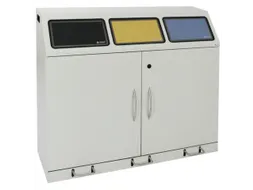 afvalverzamelstation,3x70l,HxBxD 1000x1180x380mm