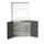 lessenaarkast achterwand 2000x1050x550mm 2 legbord/1lade RAL7016