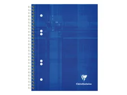 Collegeblok Clairefontaine Studium A5+ ruit 5x5mm 6-gaats 80 pagina's