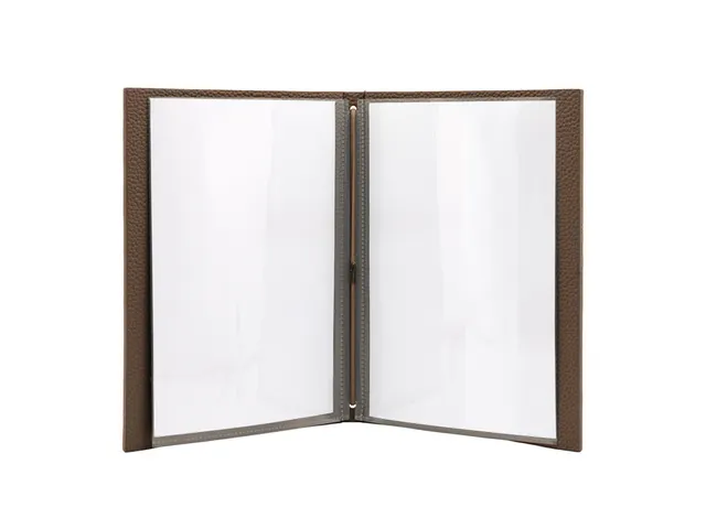 Porte-menu Securit Signature A5 marron