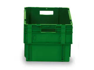 Euronorm Draaistapelbak Pp Hxlxb 320X600X400Mm 60L Groen - 1