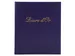 Livre d'or Balacron avec titre 140 pages blanches - 21x19 cm vertical