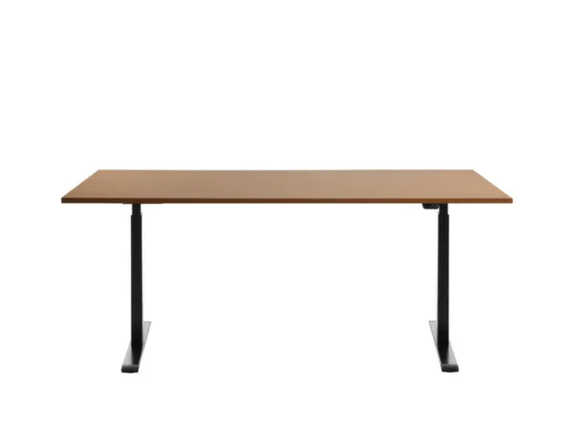 Elektrisch ihv bureau,HxBxD 700-1200x1800x800mm,blad beuken