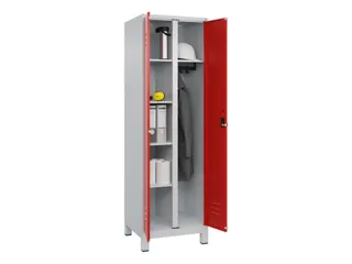 wasgoedverdeelkast,HxBxD 1950x600x500mm,vak B 300mm,draaigrendel - 3