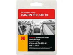 185C057030 KODAK CANON PGI570XL MG Inkt zwart HC rebuilt 500pag 22ml