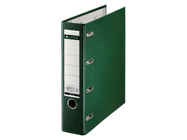 Ordner Leitz 1012 A4 80mm Pp Bank 2 mechanieken Groen