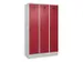 locker voor scheiding van kleding,HxBxD 1950x1200x500mm,3vak