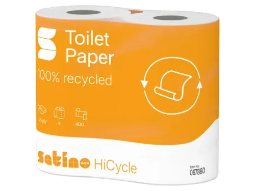 Satino HiCycle 67860 toiletpapier 100% recycled 2-laags 400 vel wit