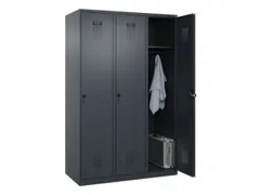locker,HxBxD 1850x1200x500mm,3vak,vak B 400mm,draaigrendel