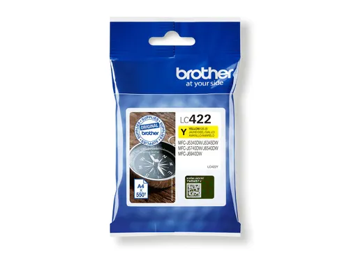 Inktcartridge Brother LC-422Y geel