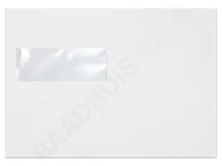 Envelop Raadhuis 162x229 C5 VL dienst plakstrip wit 80gr 25 stuks - 7