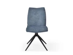 Bezoekersstoel,Stervoetonderstel Ronde Buis Zwart