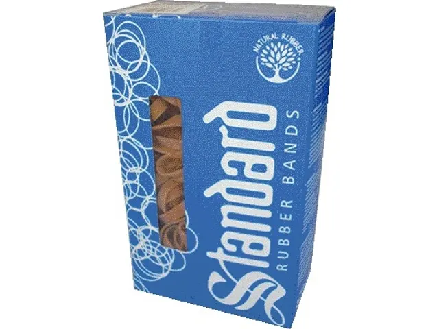 Elastiek Standard Rubber Bands 18 80x1.5mm 500gr 1660 stuks bruin