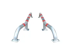 inrijhulp,HxL 280x2800mm,stalen buis vuurverzinkt,v. vastschroeven