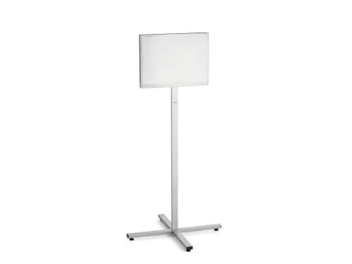 Vloerstandaard info stand outdoor A3 grijs