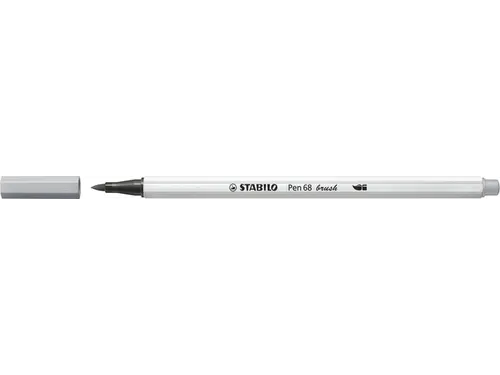Brushstift STABILO Pen 568/95 koudgrijs