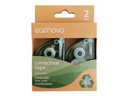 Correctietape Econovo 5mmx8m blister à 2 stuks