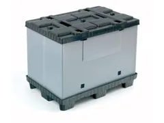 Vouwbare Palletbox Pp/pe Hxlxb 900X1200X800Mm 620L 9Poten