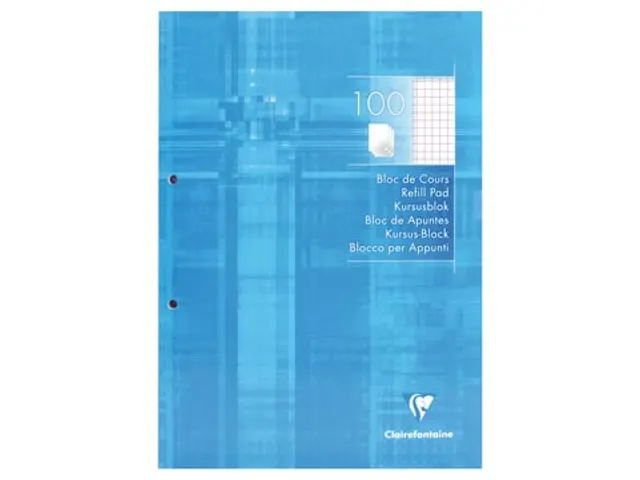 Clairefontaine Cursusblok A4 Ruit 5mm Assorti