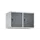 opzetkast,v. locker,2vak.,vak B 400mm,HxBxD 500x800x500mm,vleugeldeur