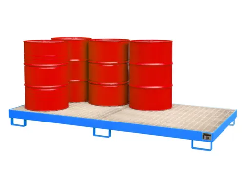 Systeem-Opvangbak 8x 200l 246l 210x 2650x 1300mm Rooster