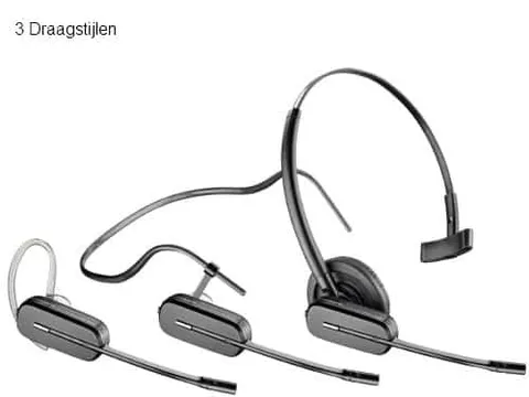 Cs540 Mono Headset + Hl10 Bundle 8R706AA#ABB wireless zwart in-ear