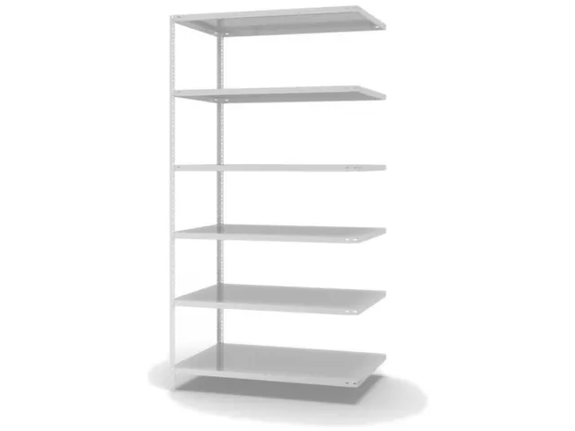 magazijnstelling,aanbouwveld,HxBxD 2500x1300x800mm,vaklast 125kg