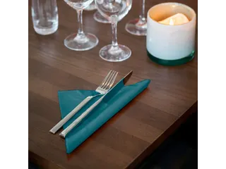 Tork 477906 Dinnerservet Advanced Blauwgroen 39x39cm - 4