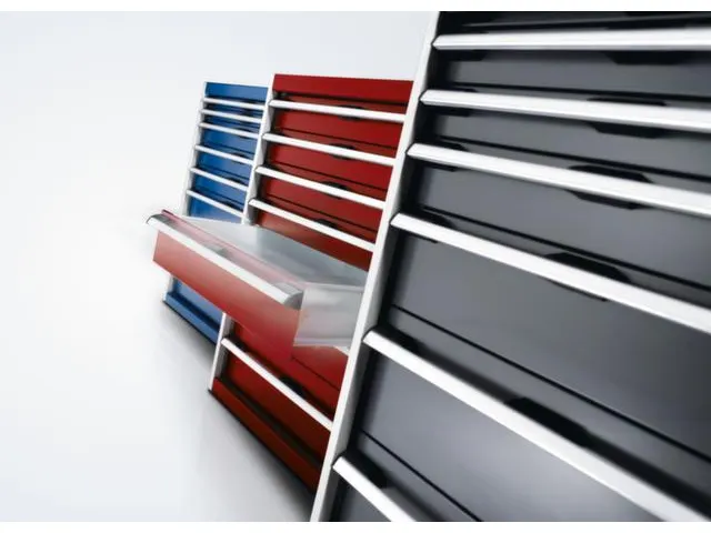 Ladekast 1200x1300x750mm 10laden 75kg Kleur Ral3004