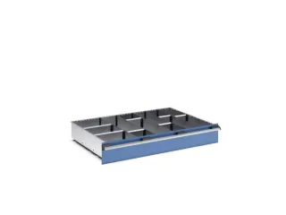 indelingsset,7lengteverdeler 5scheidingsplaten,v. front H 150mm - 4
