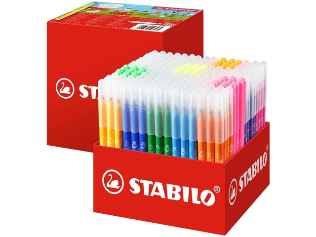 Feutre STABILO Trio A-Z 378 Fin assorti Classpack 240 pièces