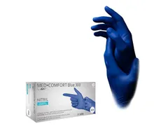 Ampri nitril handschoen Blauw Blue 300 extra lang maat M 100 stuks