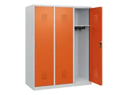 schoollocker,HxBxD 1530x1200x500mm,3vak,vak B 400mm,cil.-slot