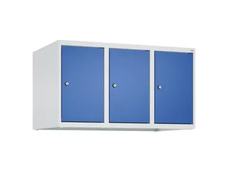 opzetkast,v. locker,3vak.,vak B 300mm,HxBxD 500x900x500mm,vleugeldeur - 1