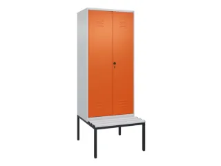 locker voor scheiding van kleding,HxBxD 2120x800x815mm,2vak - 1