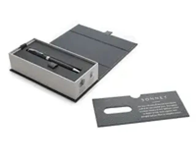 OUTLET Stylo bille parker Sonnet Matte black lacquer CT Medium