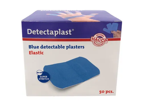 Detectaplast 8251 Textielpleister Elastisch Blauw 50x72mm 50 Stuks