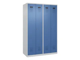 PBM-locker,HxBxD 1850x1200x500mm,4vak,vak B 300mm,cil.-slot - 2
