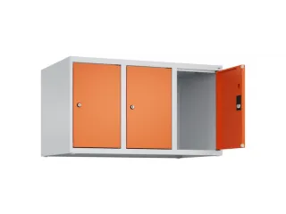 opzetkast,v. locker,3vak.,vak B 300mm,HxBxD 500x900x500mm,vleugeldeur - 2