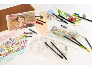 Tekenset Eberhard Faber Artist Color bliketui 37 stuks - 9