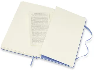 Notitieboek Moleskine large 130x210mm blanco hard cover hydrangea blue - 5