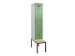 locker met bank,voor scheiding van kleding,HxBxD 2120x400x815mm,1vak