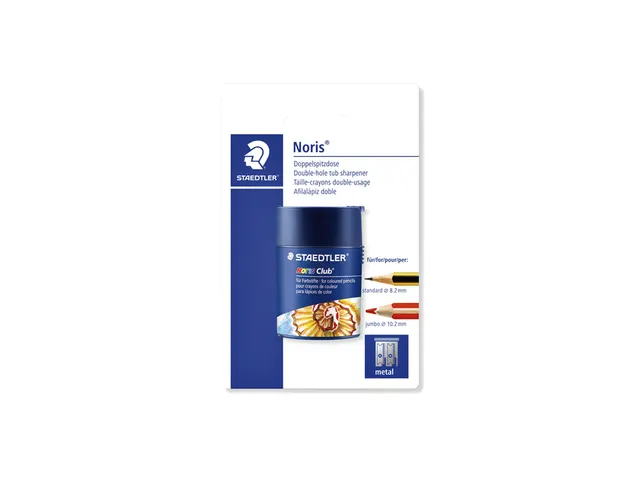 Taille-crayon Staedtler Noris 512 Double avec réservoir blister