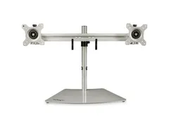 Dual-Monitor Stand - Horizontal - Silver