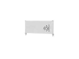 MAULconnecto Scheidingsysteem 120x50cm Lichtgrijs Frame Zilver